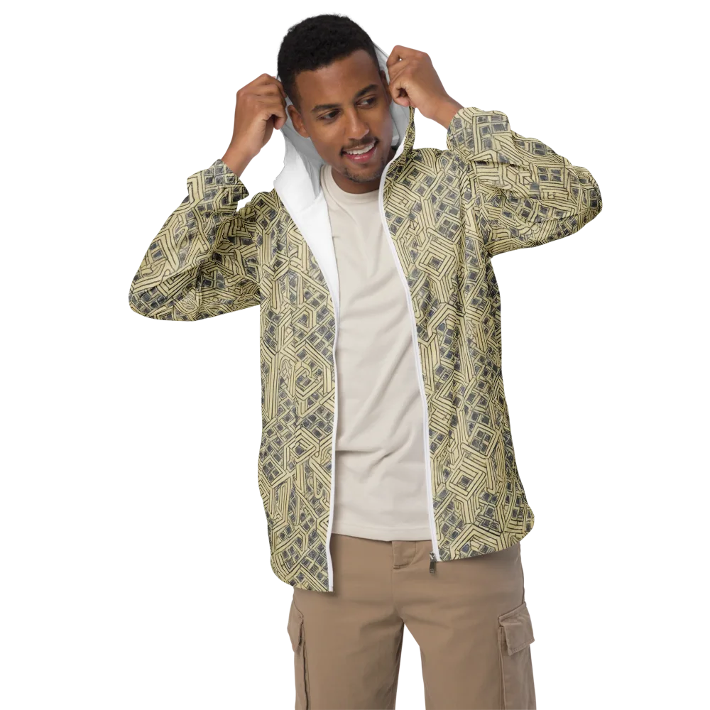 Isometric Archive on Men's Windbreaker — Front