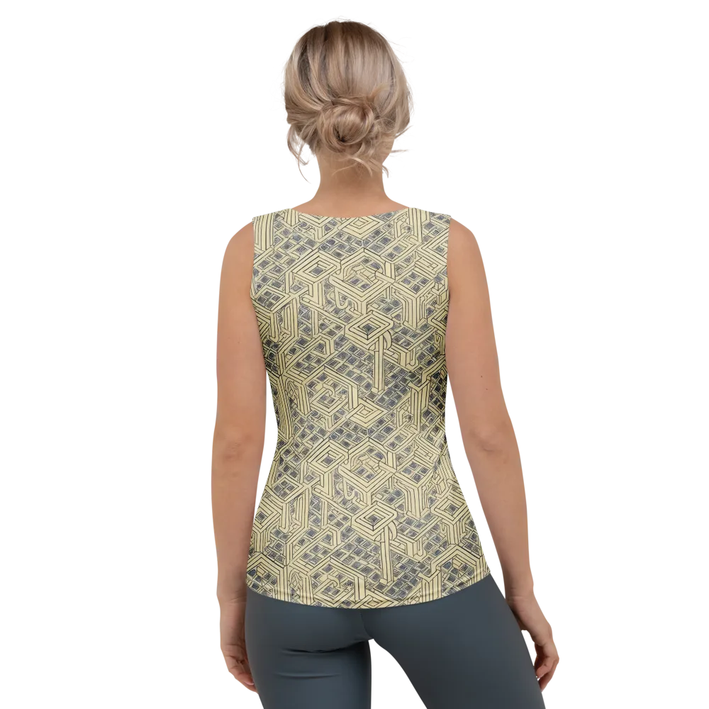 Isometric Archive on Women's Tank Top — Back