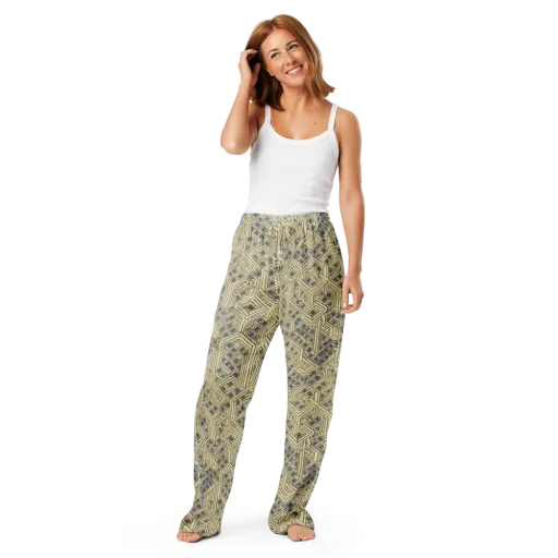 Isometric Archive on a Women's Pajama Pants