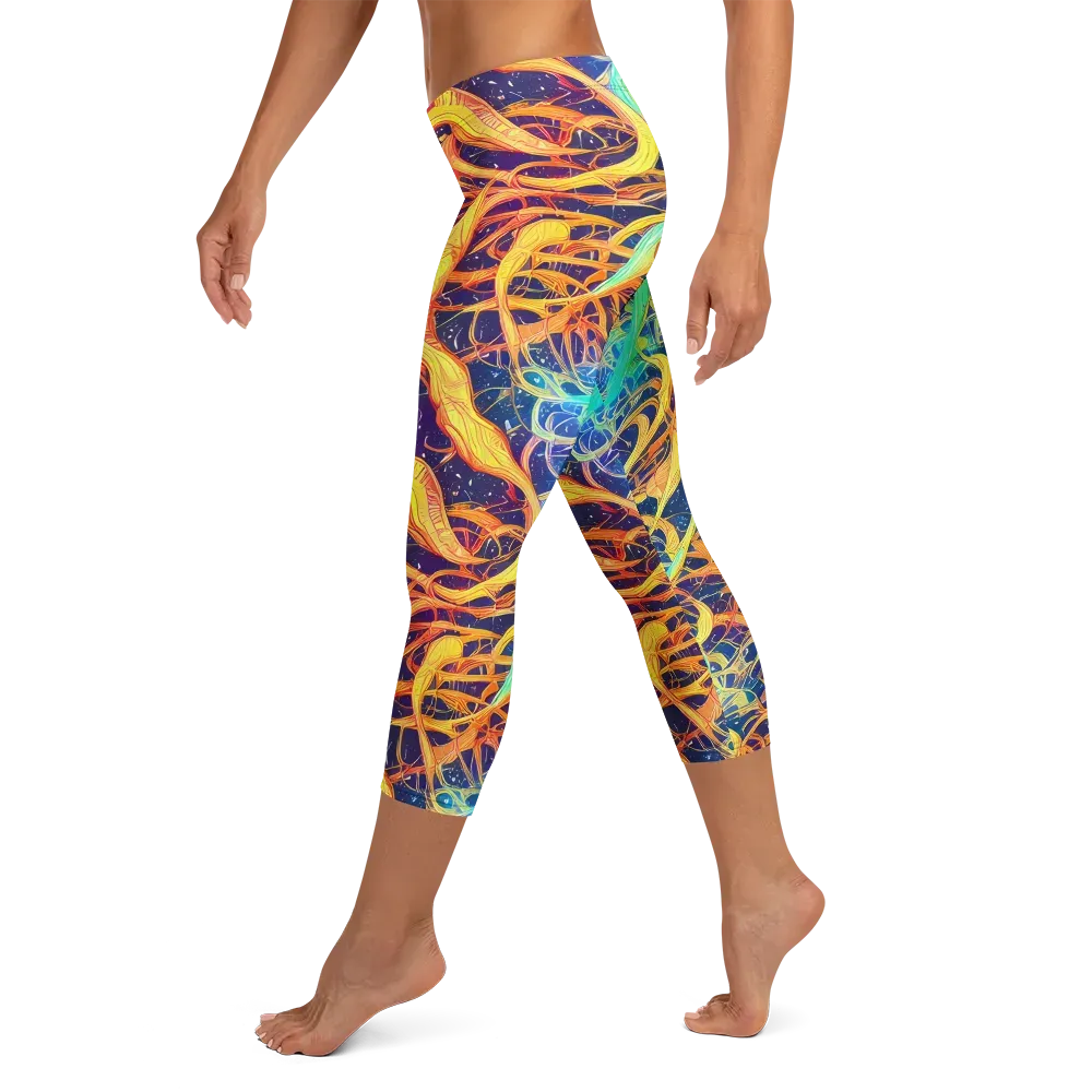 Granov Vortex on Capri Leggings — Left