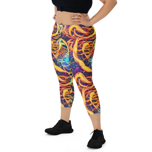 Granov Vortex on a Capri Leggings