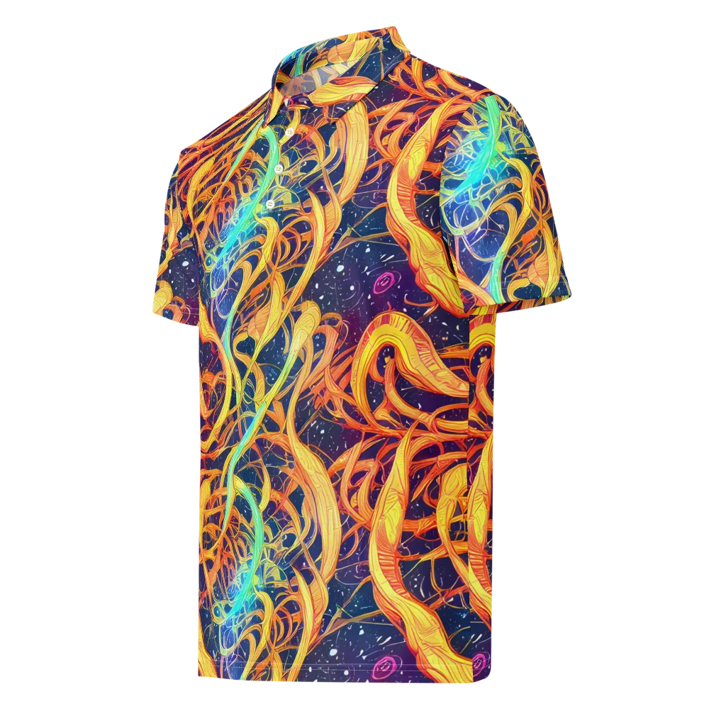Granov Vortex on Men's Slim Fit Polo Shirt — Left Front