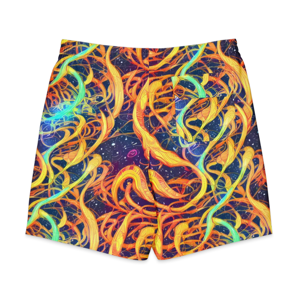 Granov Vortex on Men's Board Shorts — Back