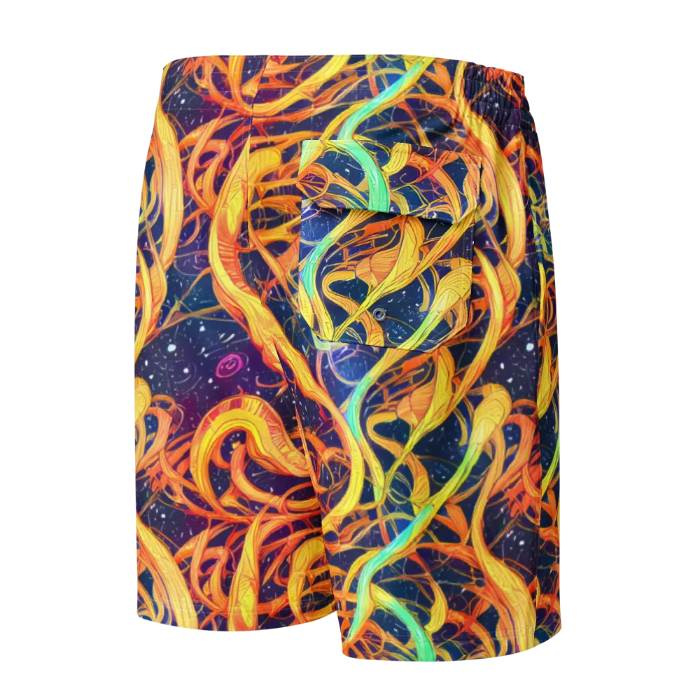 Granov Vortex on Men's Board Shorts — Back