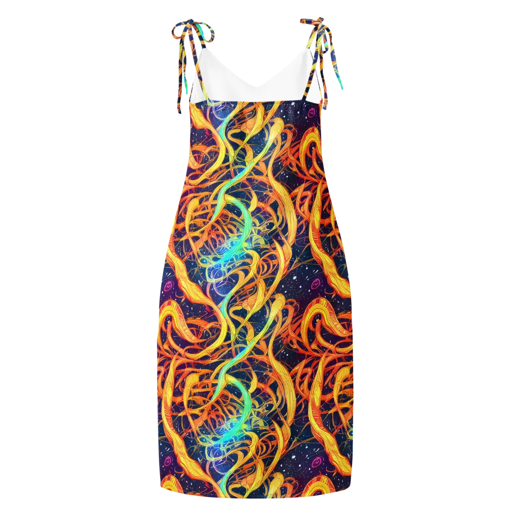 Granov Vortex on Slip Dress — Back