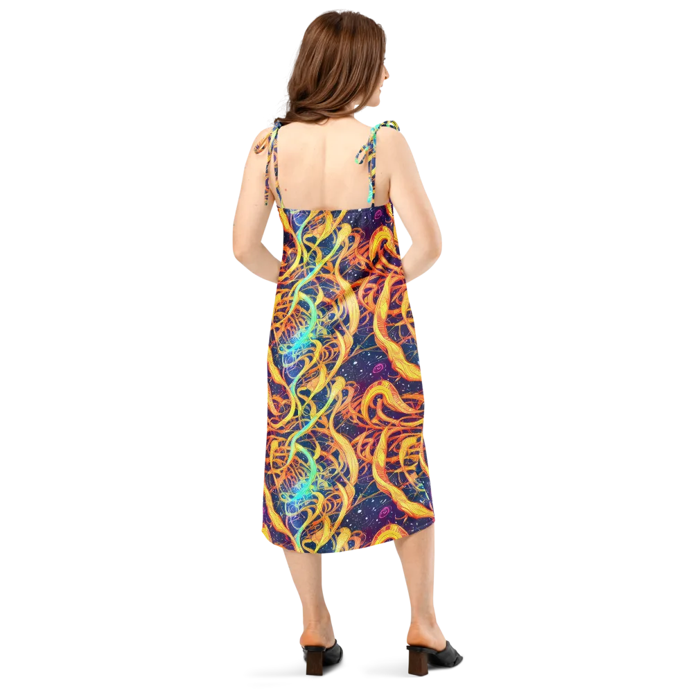 Granov Vortex on Slip Dress — Back