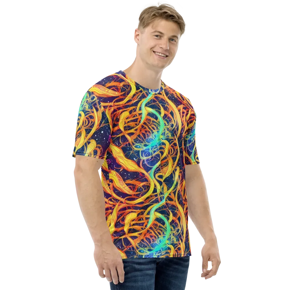 Granov Vortex on Men's Crew Neck T-Shirt — Right