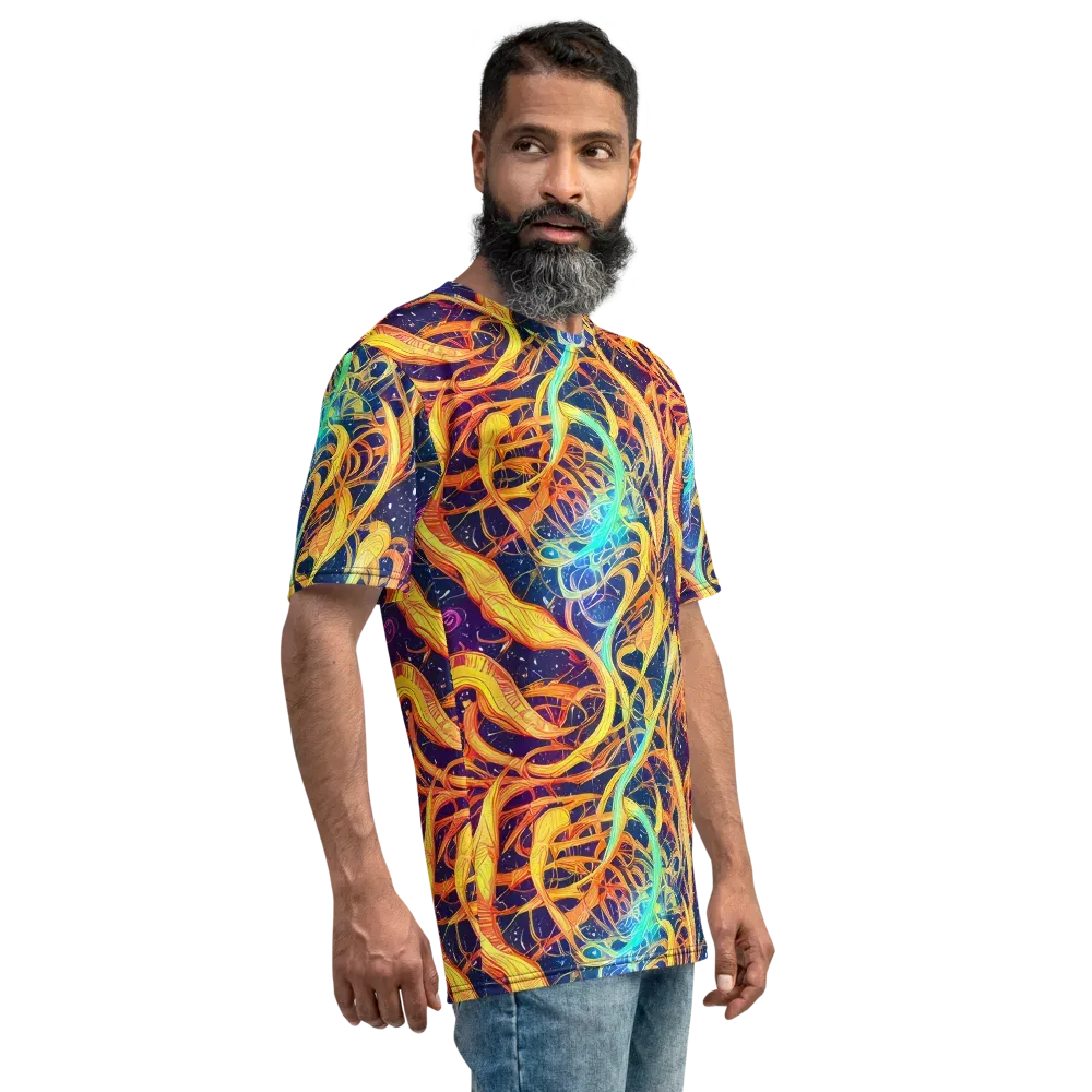 Granov Vortex on Men's Crew Neck T-Shirt — Right