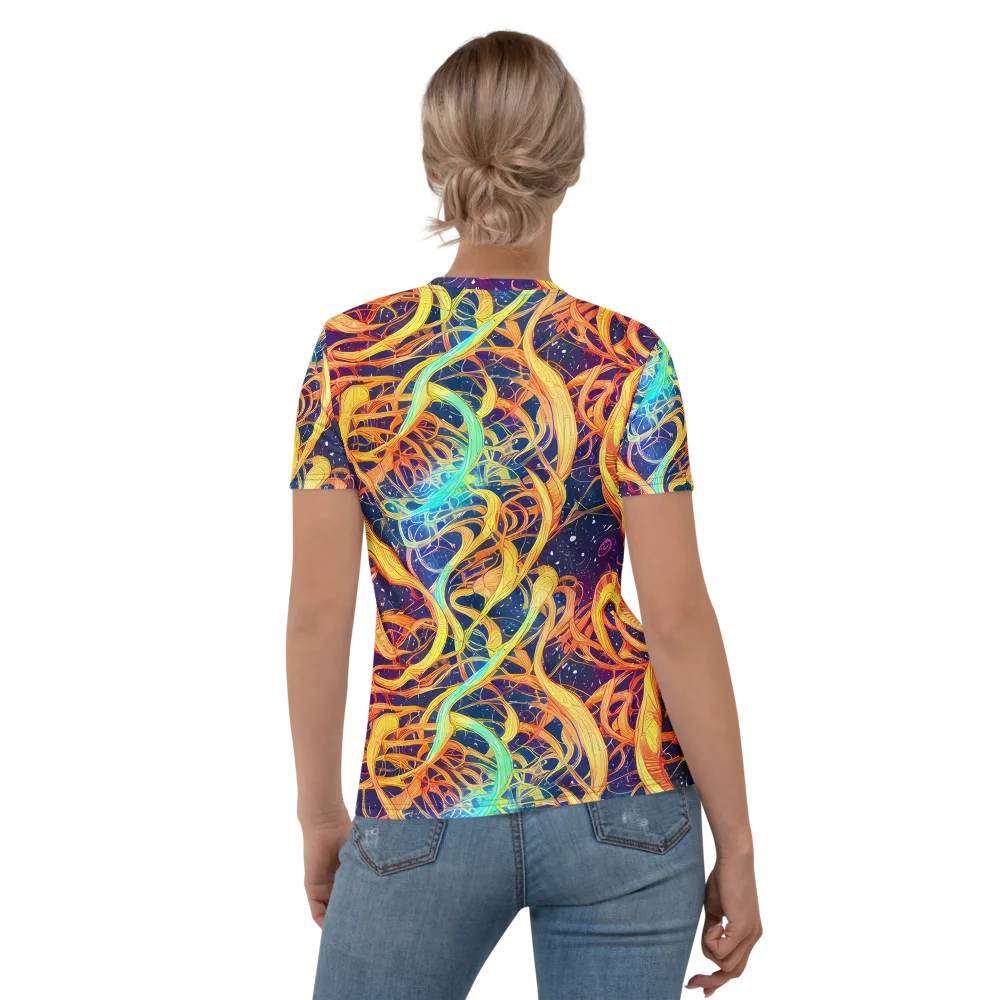Granov Vortex on Women's Crew Neck T-Shirt — Back