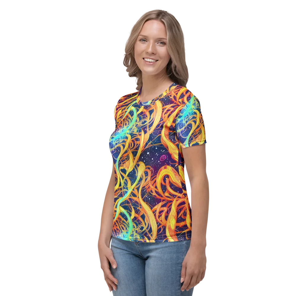 Granov Vortex on Women's Crew Neck T-Shirt — Left