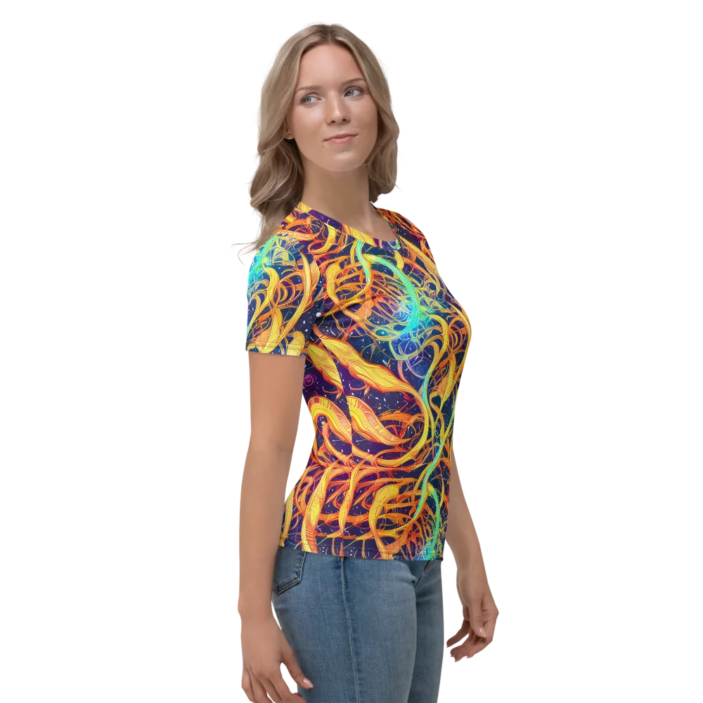Granov Vortex on Women's Crew Neck T-Shirt — Right