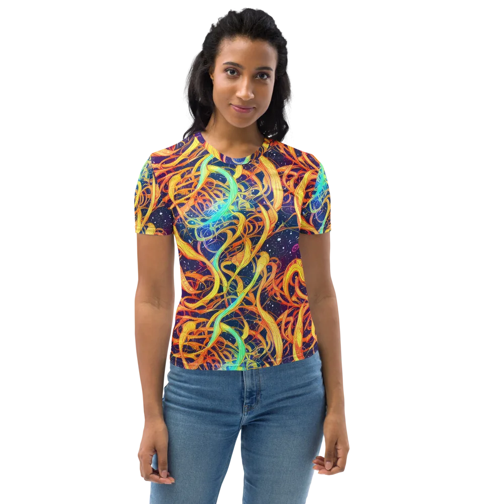 Granov Vortex on Women's Crew Neck T-Shirt — Front
