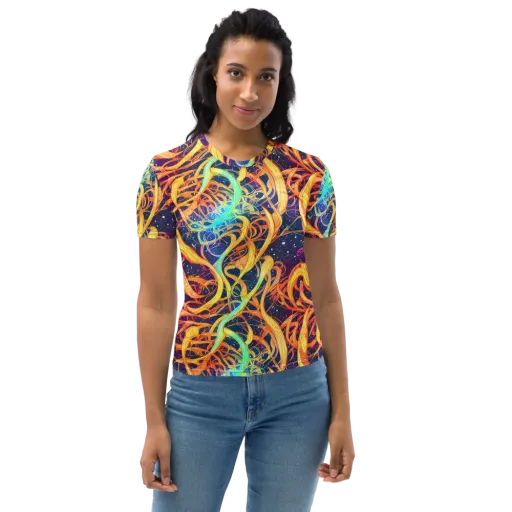 Granov Vortex on a Women's Crew Neck T-Shirt