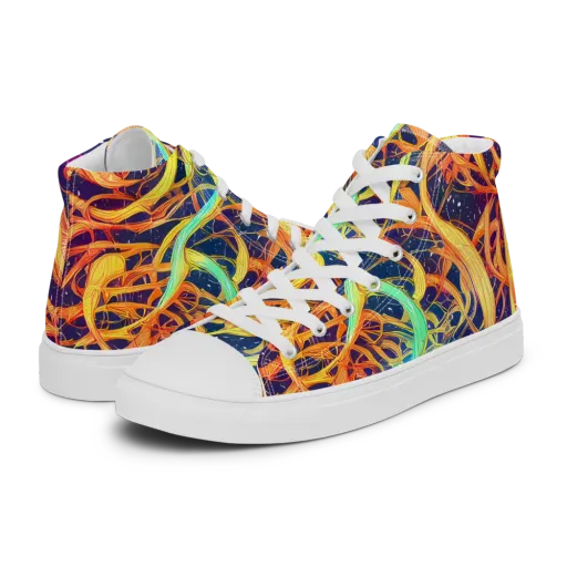 Granov Vortex on a Women's High Top Canvas Shoes