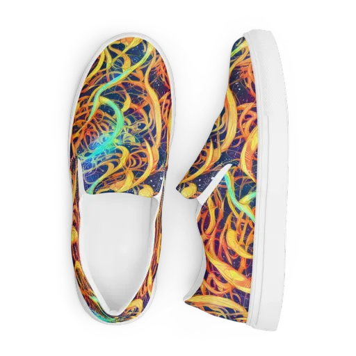 Granov Vortex on a Men's Slip-On Canvas Shoes