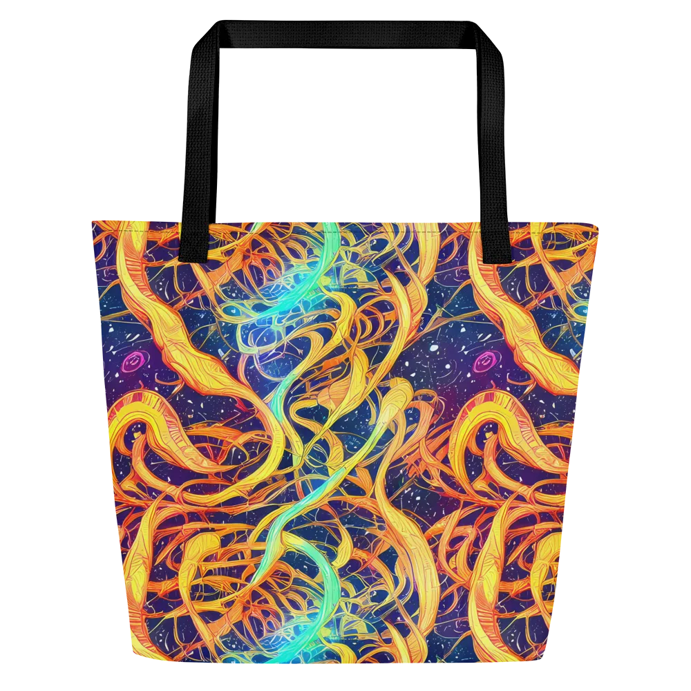 Granov Vortex on Large Tote Bag W/ Pocket — Front