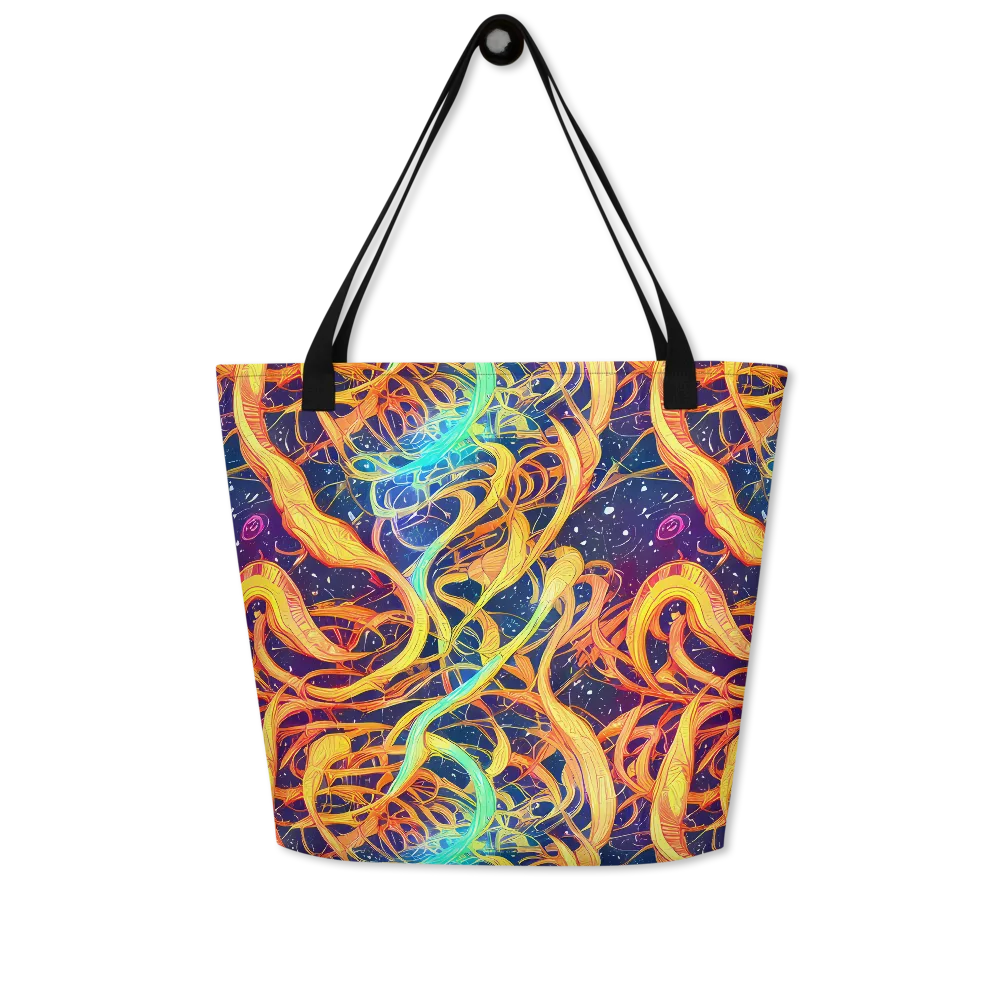 Granov Vortex on Large Tote Bag W/ Pocket — Front