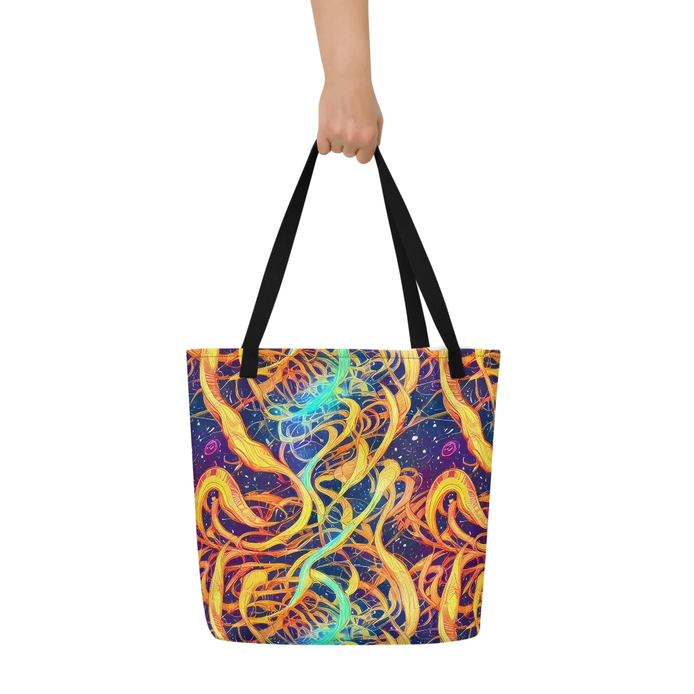 Granov Vortex on Large Tote Bag W/ Pocket — Front