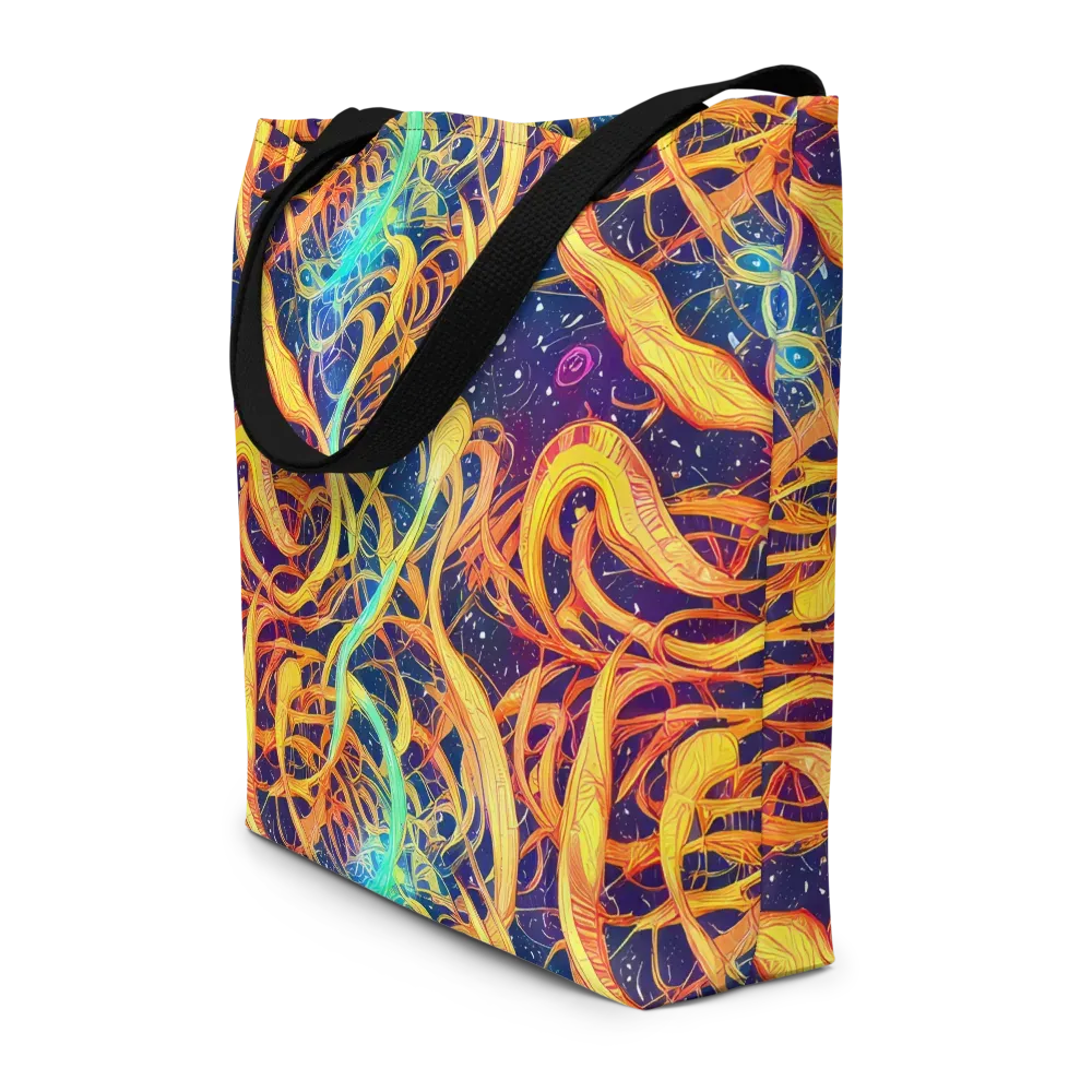 Granov Vortex on Large Tote Bag W/ Pocket — Front
