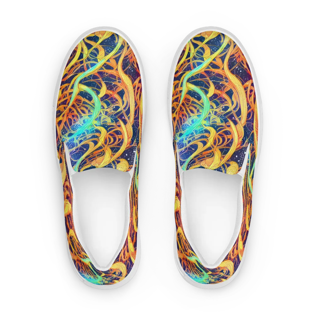 Granov Vortex on Women's Slip-On Canvas Shoes — Front