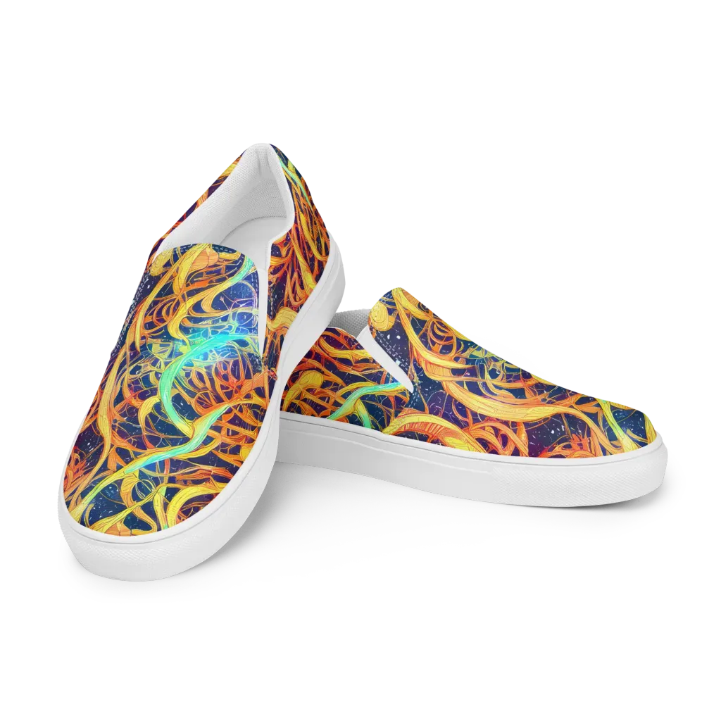 Granov Vortex on Women's Slip-On Canvas Shoes — Left Front