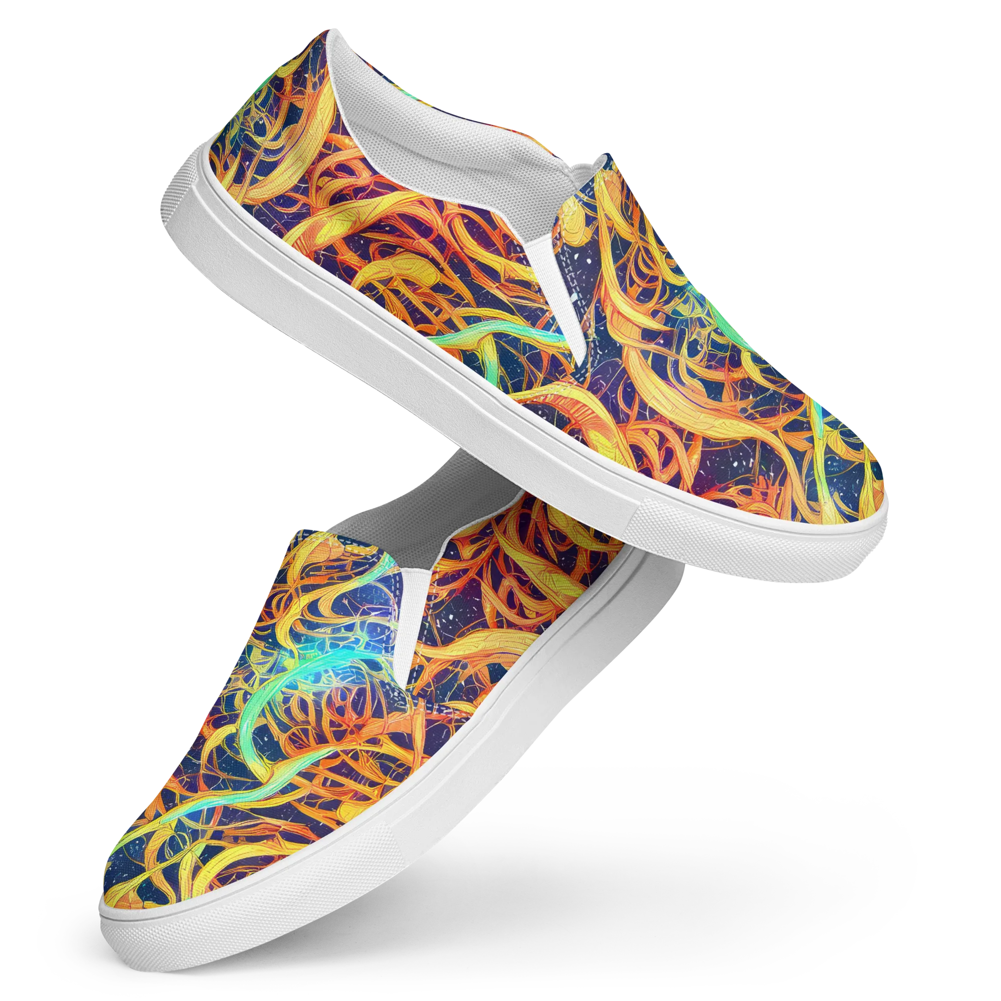 Granov Vortex on Women's Slip-On Canvas Shoes — Front