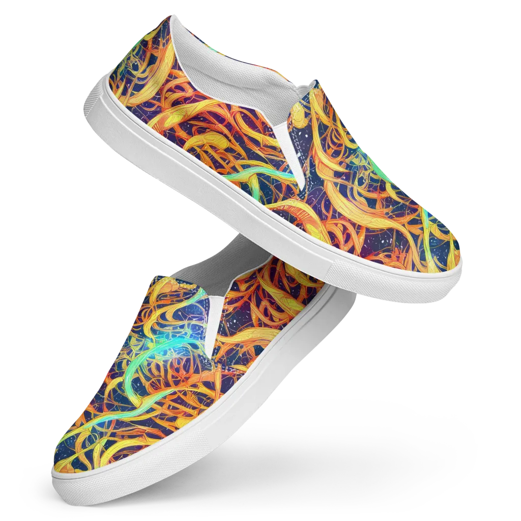 Granov Vortex on Women's Slip-On Canvas Shoes — Front