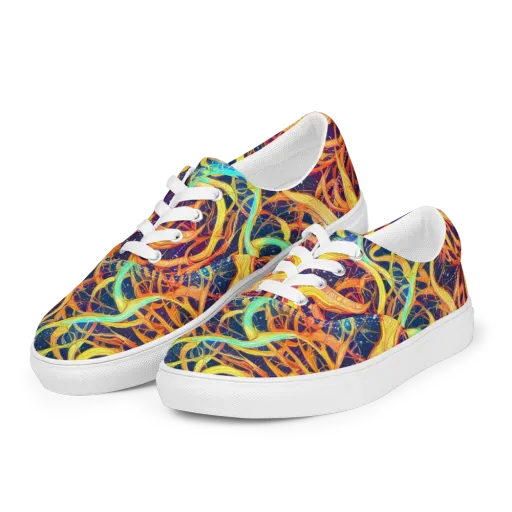 Granov Vortex on a Men's Lace-Up Canvas Shoes