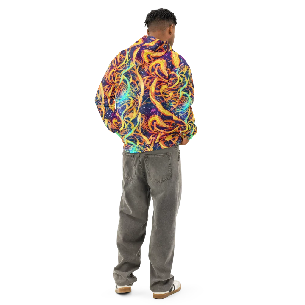 Granov Vortex on Cotton Hoodie — Back