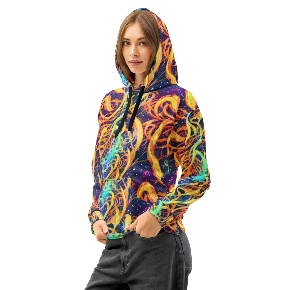 Granov Vortex on Cotton Hoodie — Left Front