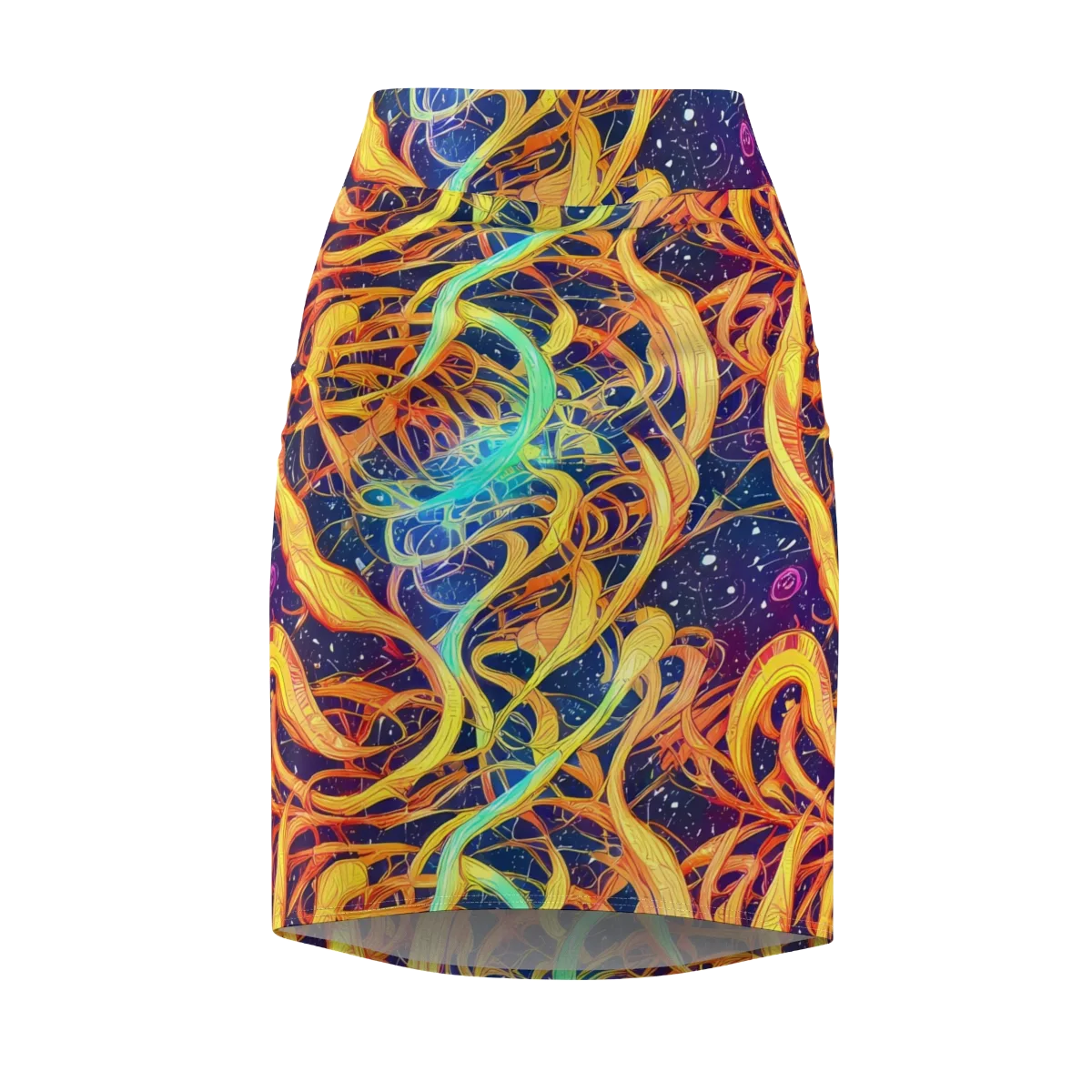 Granov Vortex on Pencil Skirt — Front