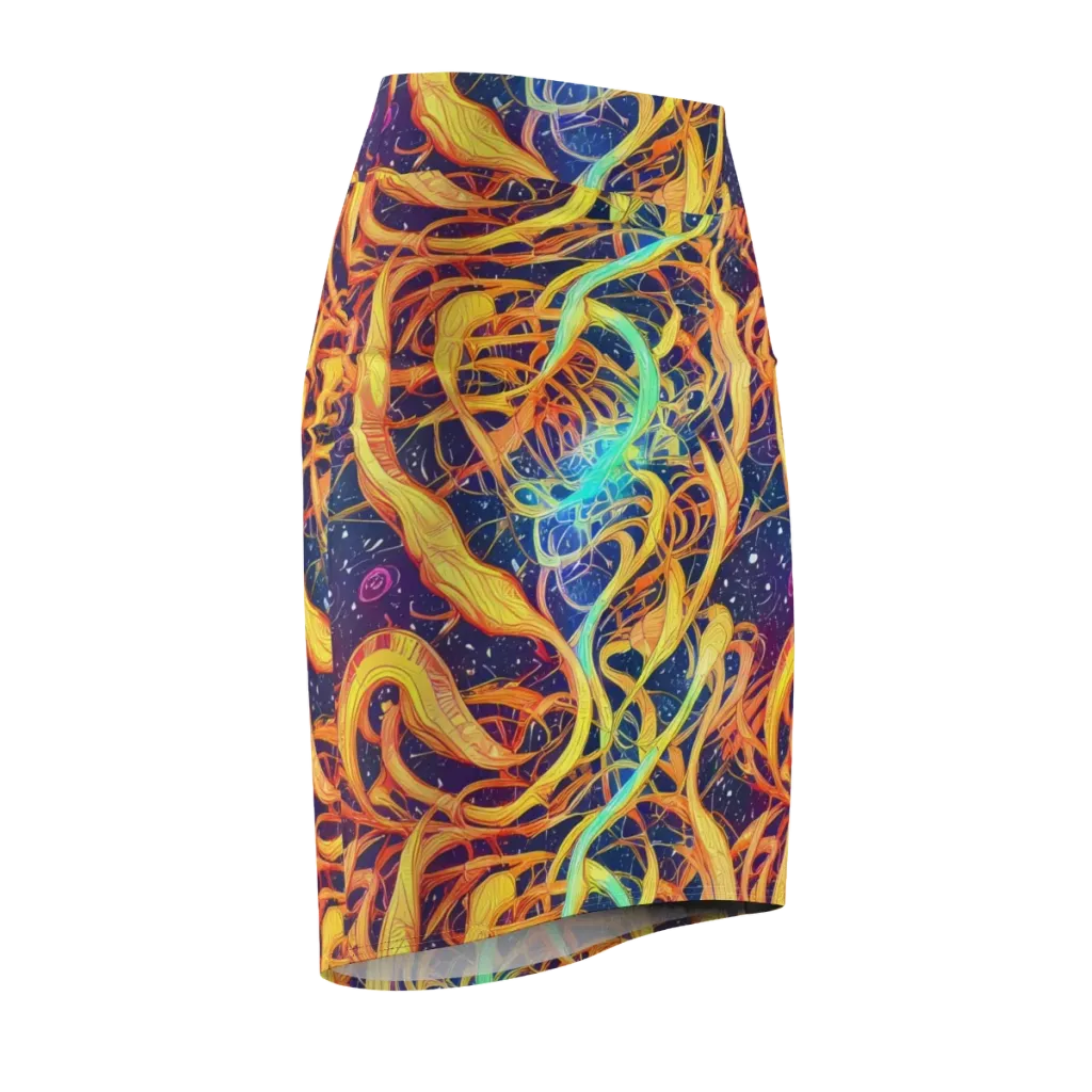 Granov Vortex on Pencil Skirt — Front Side