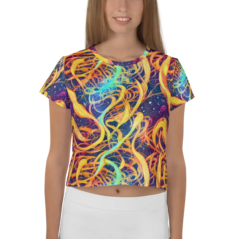Granov Vortex on Crop Tee — Front