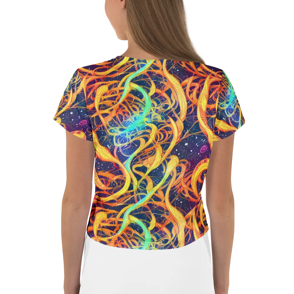 Granov Vortex on Crop Tee — Back