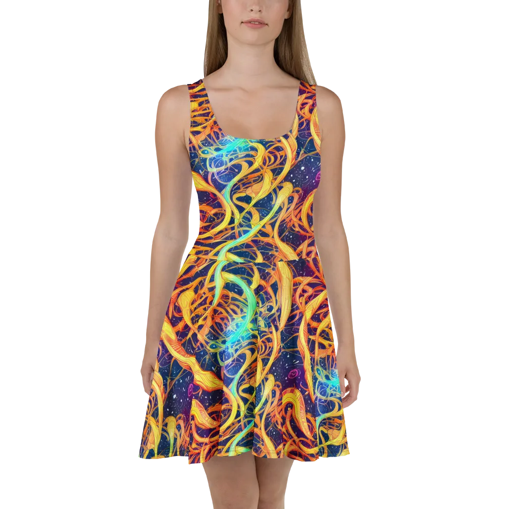 Granov Vortex on Skater Dress — Front