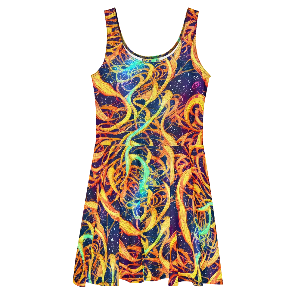Granov Vortex on Skater Dress — Front
