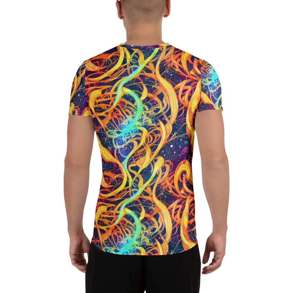Granov Vortex on Men's Athletic T-Shirt — Back