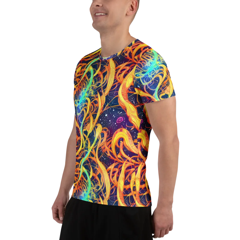 Granov Vortex on Men's Athletic T-Shirt — Left