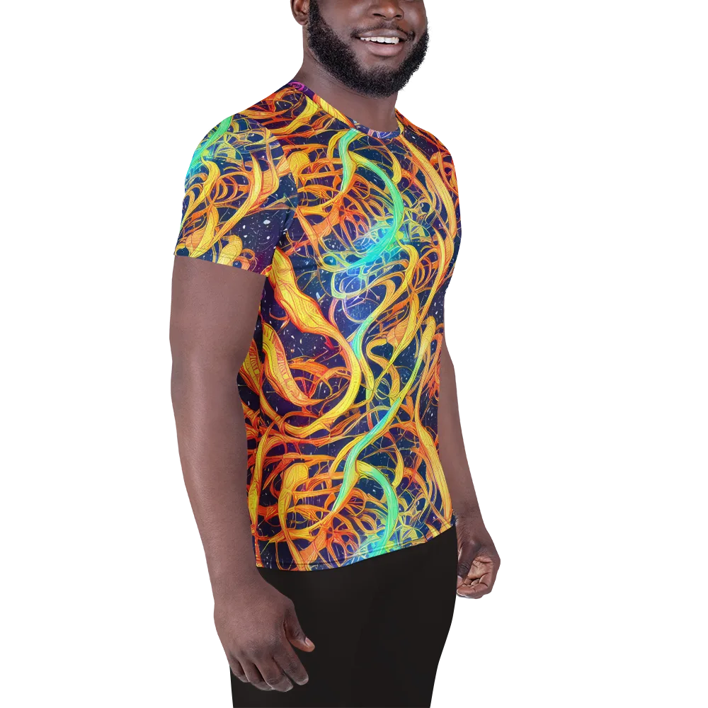 Granov Vortex on Men's Athletic T-Shirt — Right