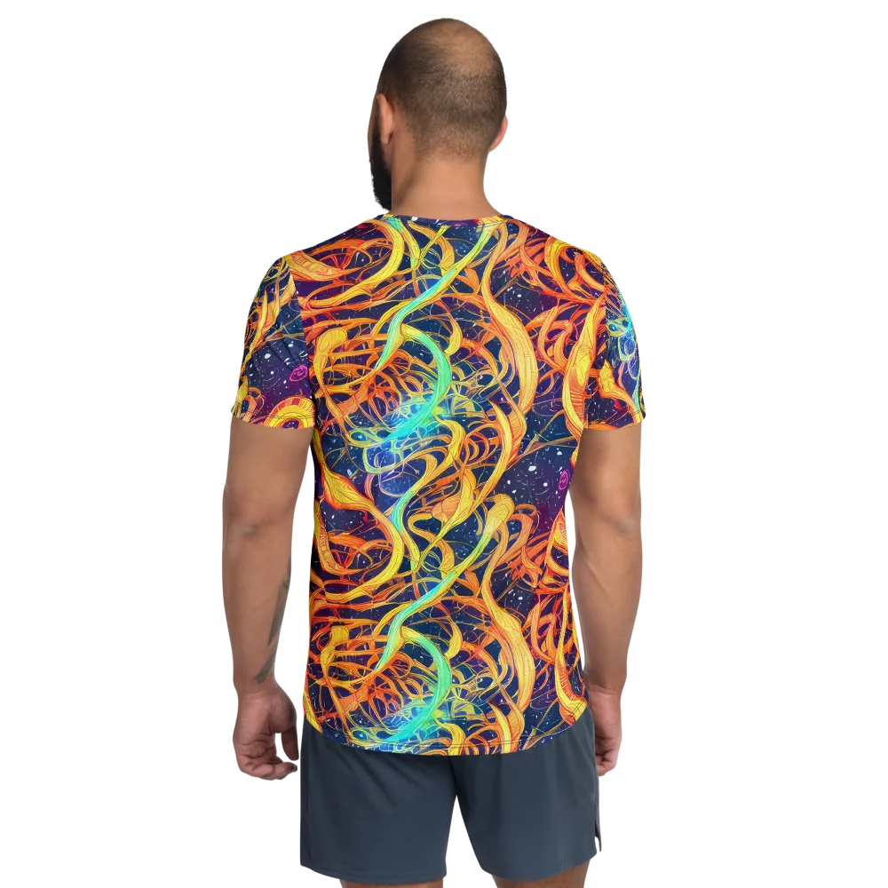 Granov Vortex on Men's Athletic T-Shirt — Back