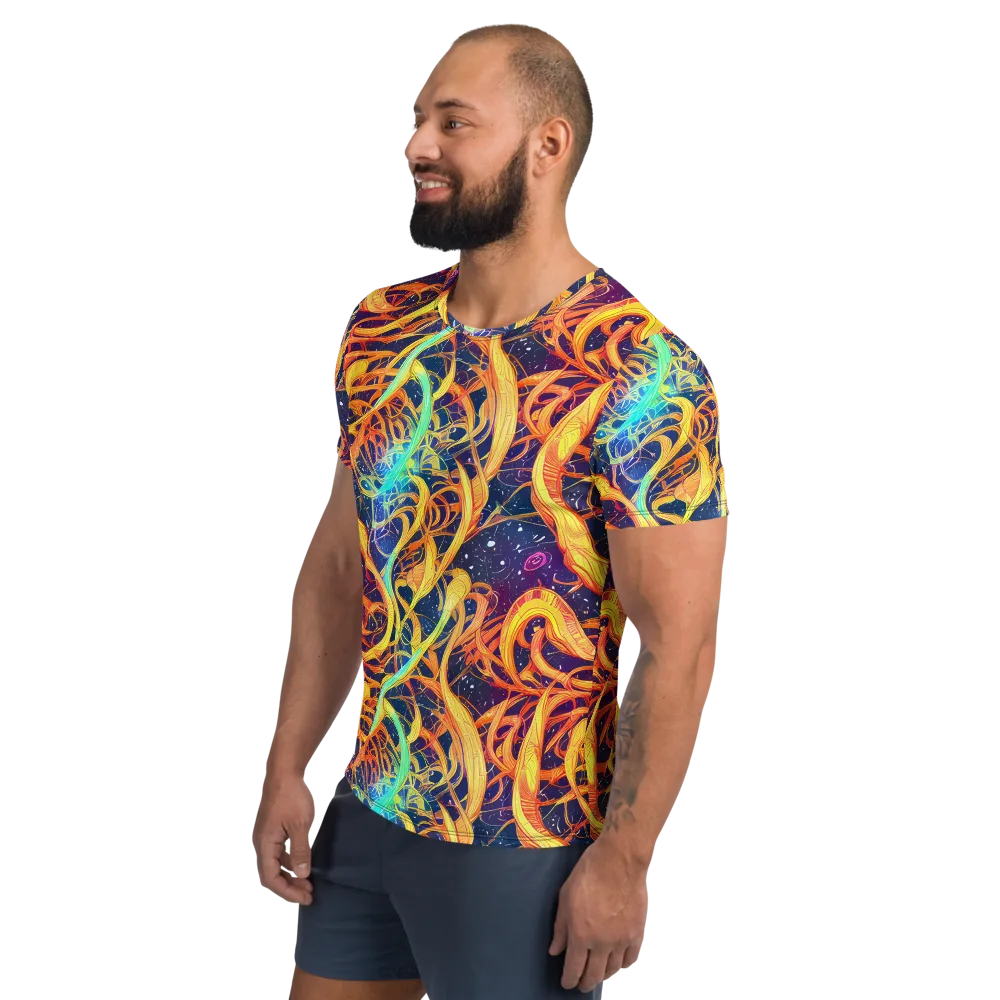 Granov Vortex on Men's Athletic T-Shirt — Left