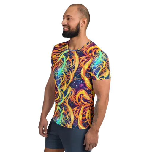 Granov Vortex on a Men's Athletic T-Shirt
