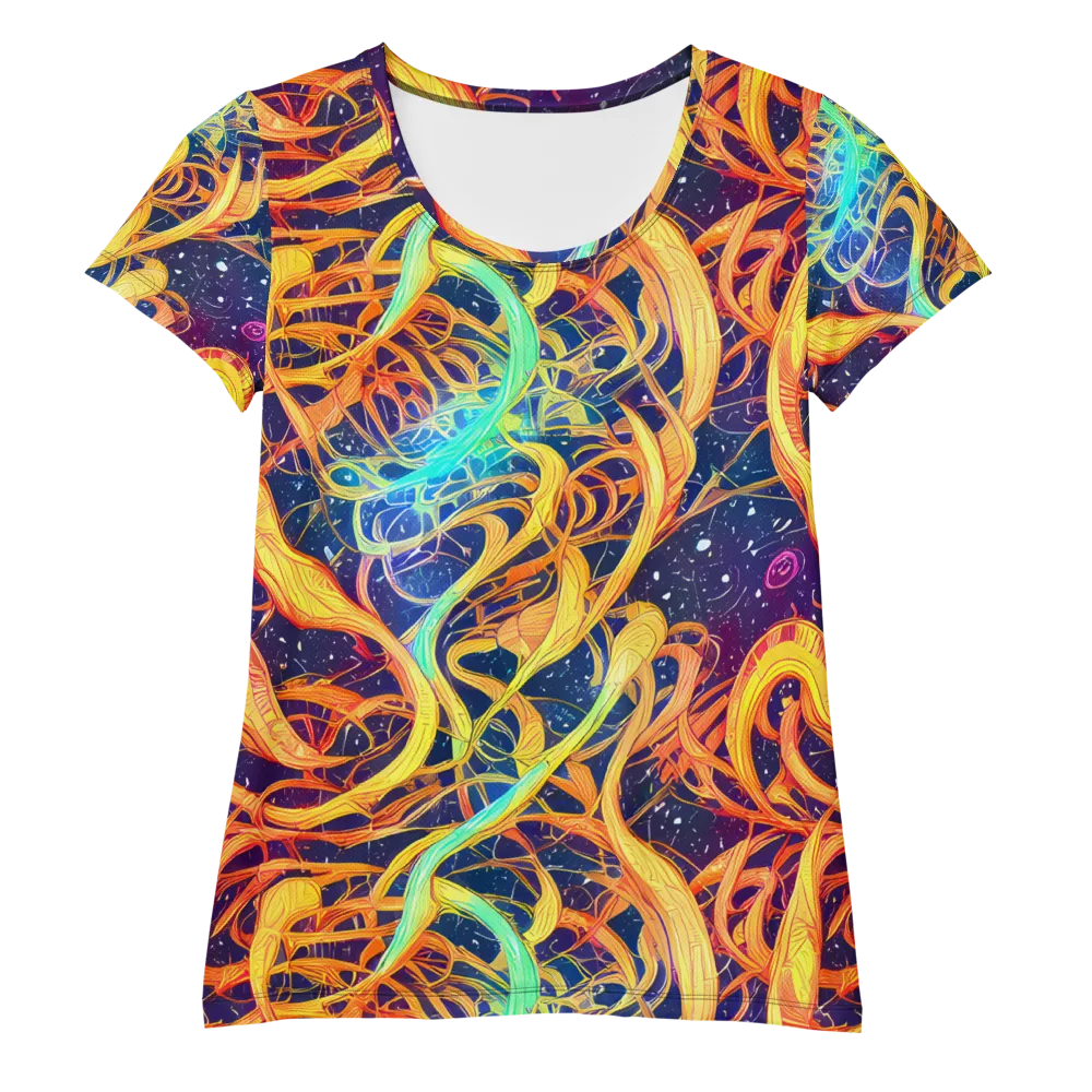 Granov Vortex on Women's Athletic T-Shirt — Front