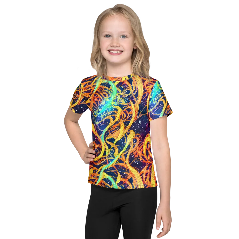 Granov Vortex on Kids Crew Neck T-Shirt — Front