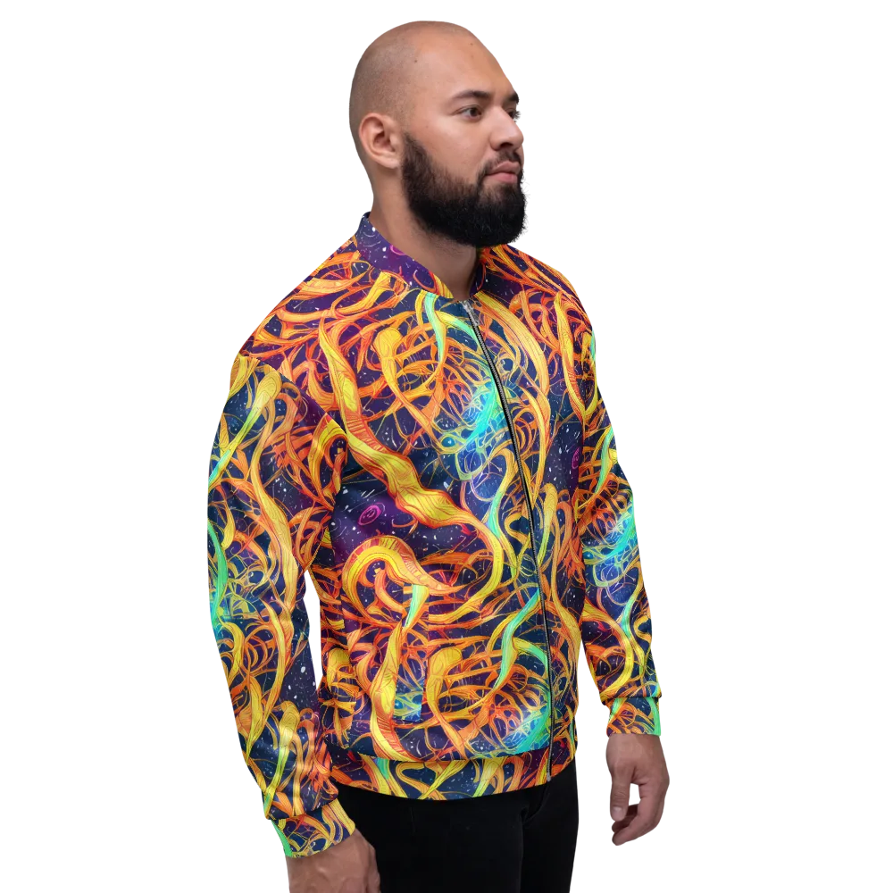 Granov Vortex on Bomber Jacket — Right