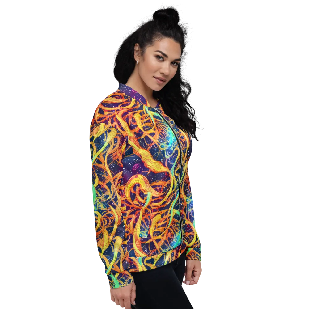 Granov Vortex on Bomber Jacket — Right