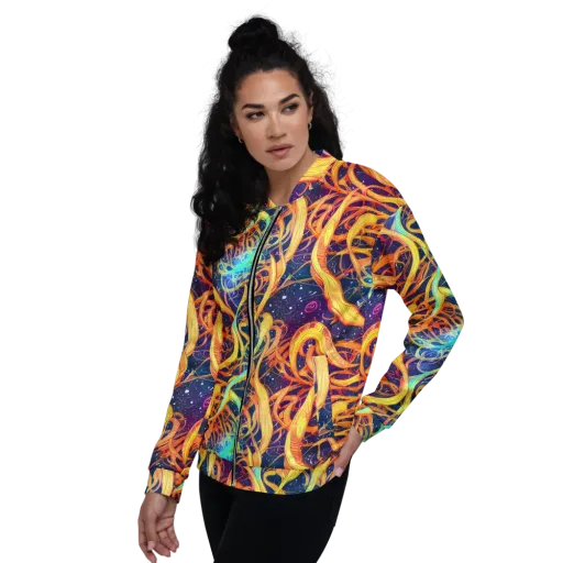 Granov Vortex on a Bomber Jacket