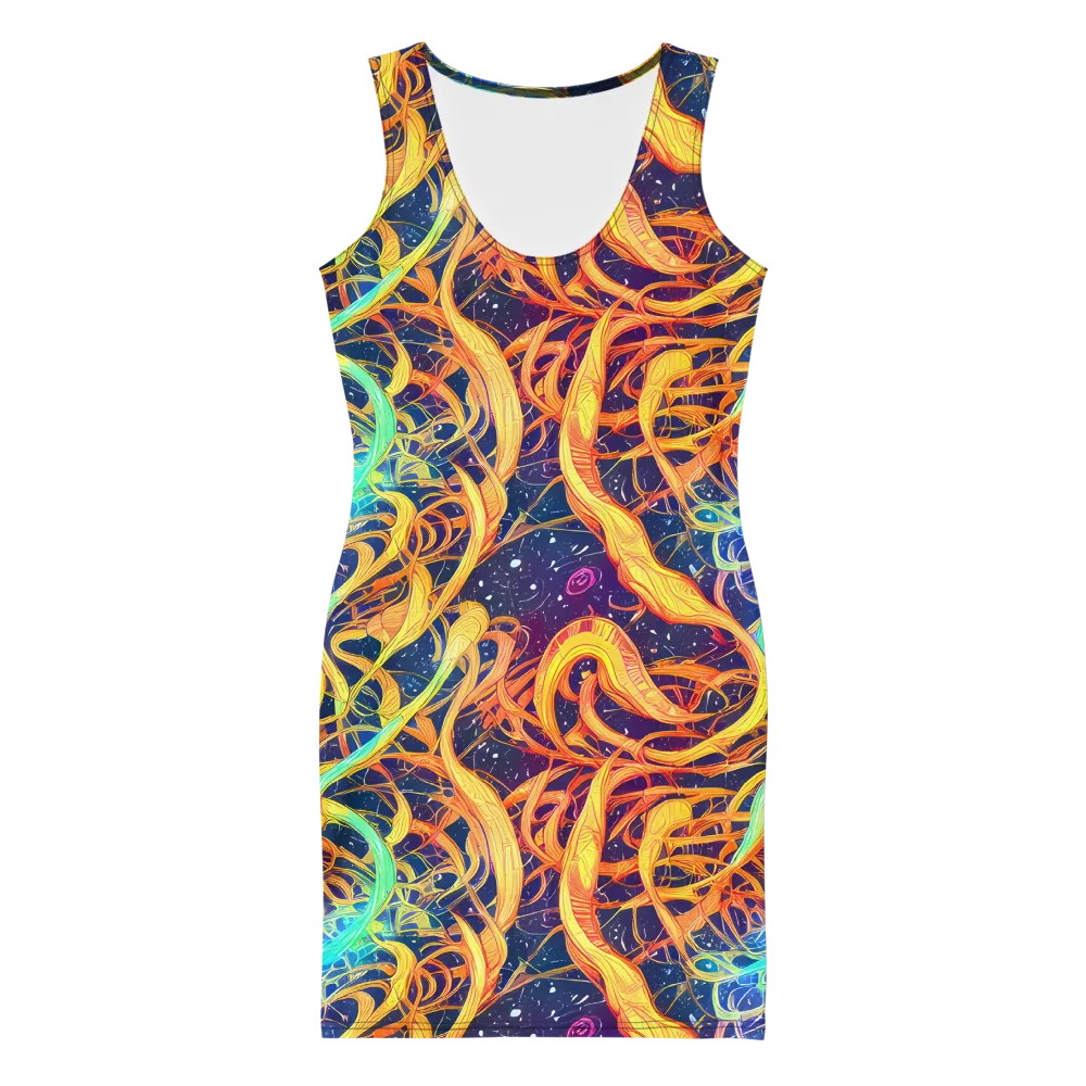 Granov Vortex on Bodycon Dress — Front