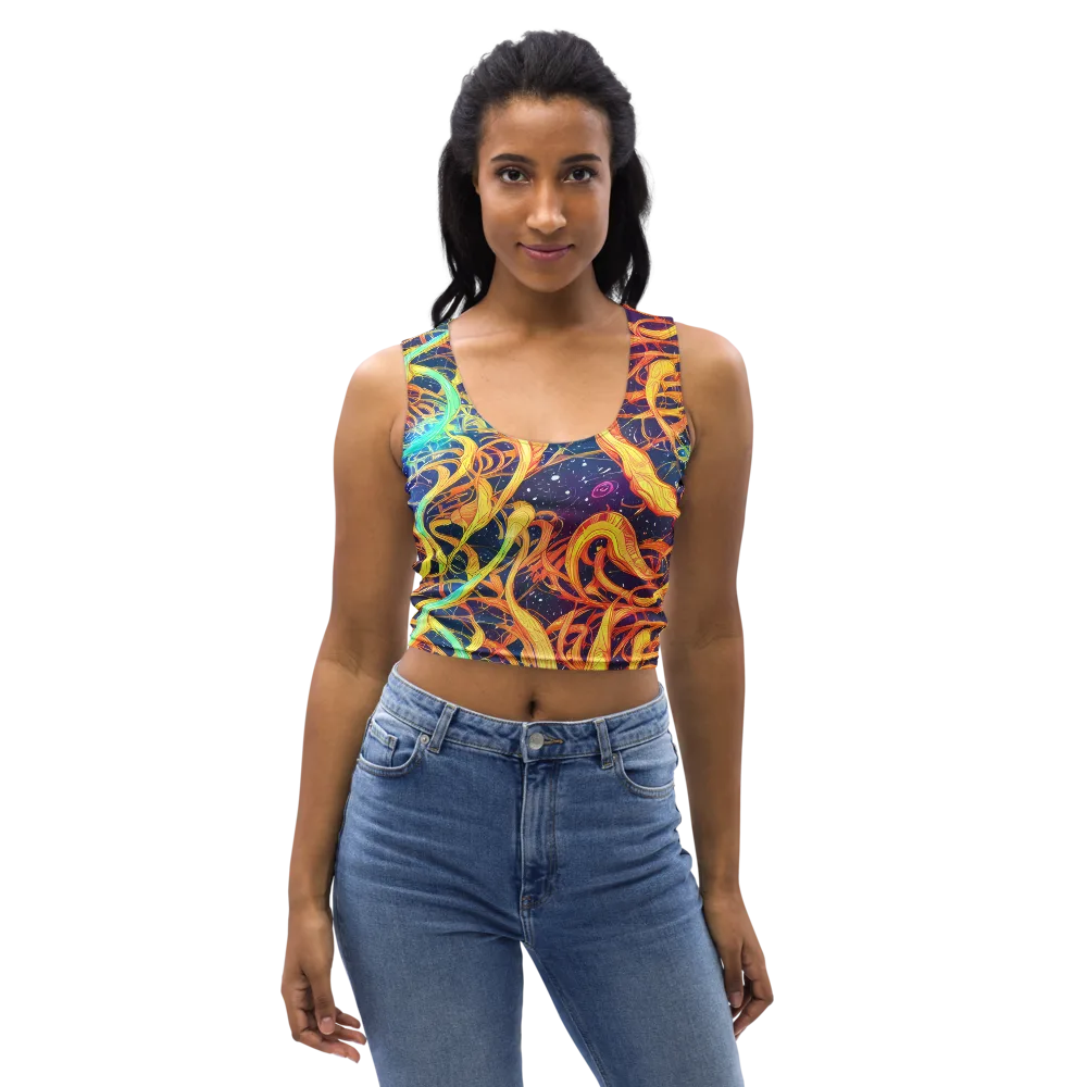 Granov Vortex on Crop Top — Front