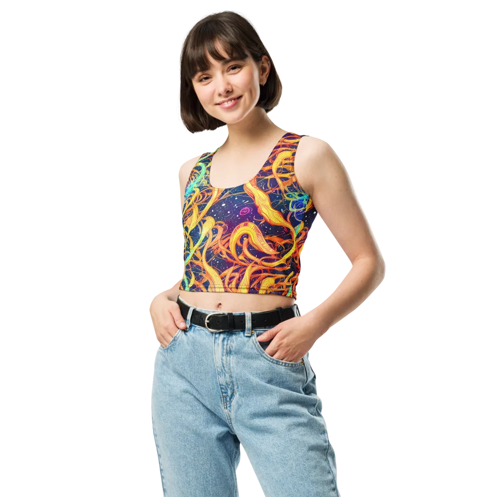 Granov Vortex on Crop Top — Front